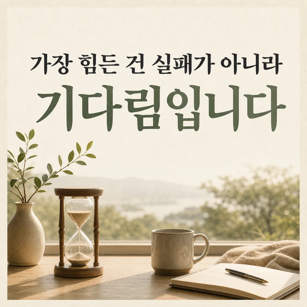 신호가 오지 않는 조용한 구간