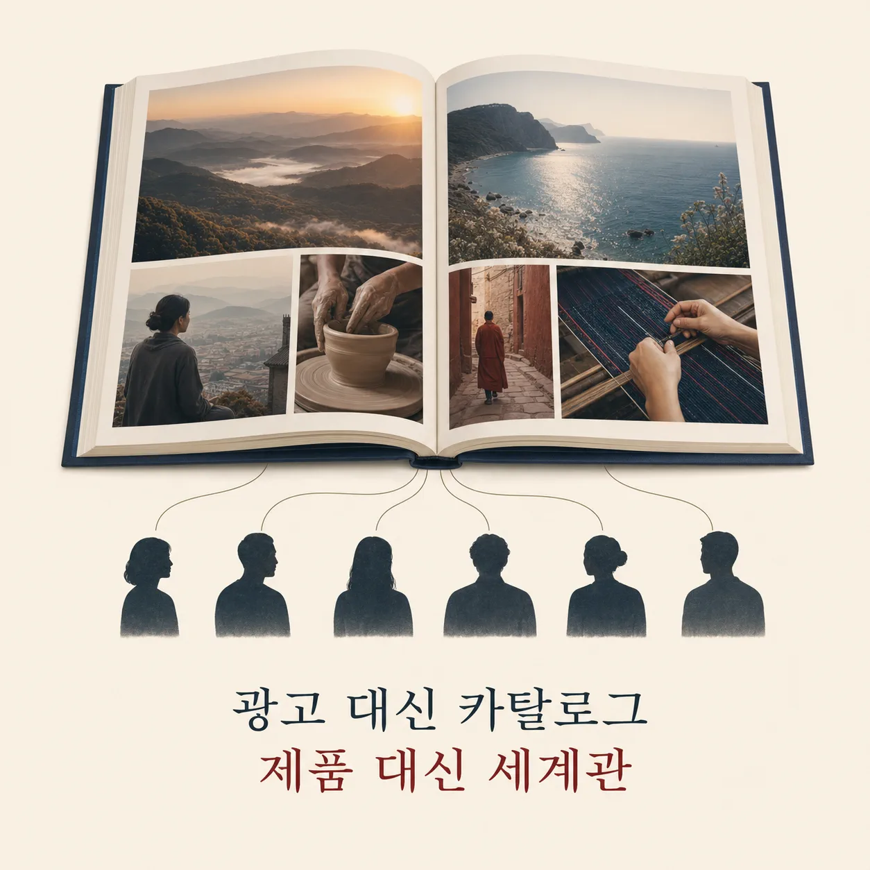 광고 대신 세계관을 전하는 카탈로그