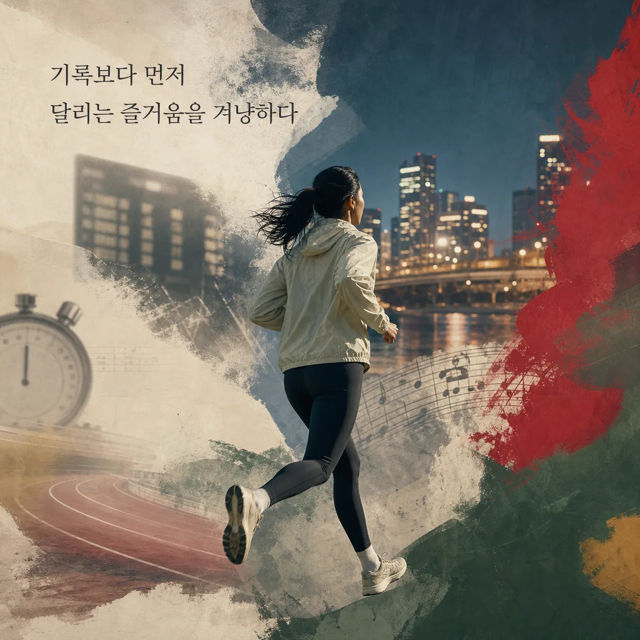 기록보다 달리는 즐거움을 겨냥한 세그먼트