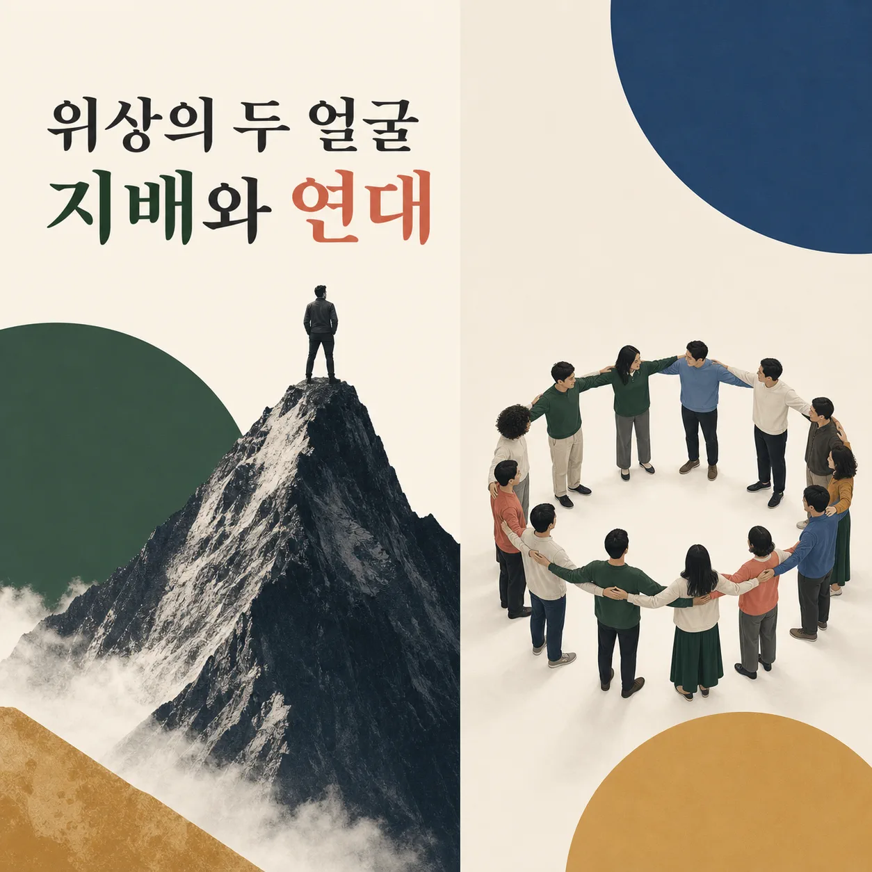 지배와 연대로 갈리는 위상의 두 방향