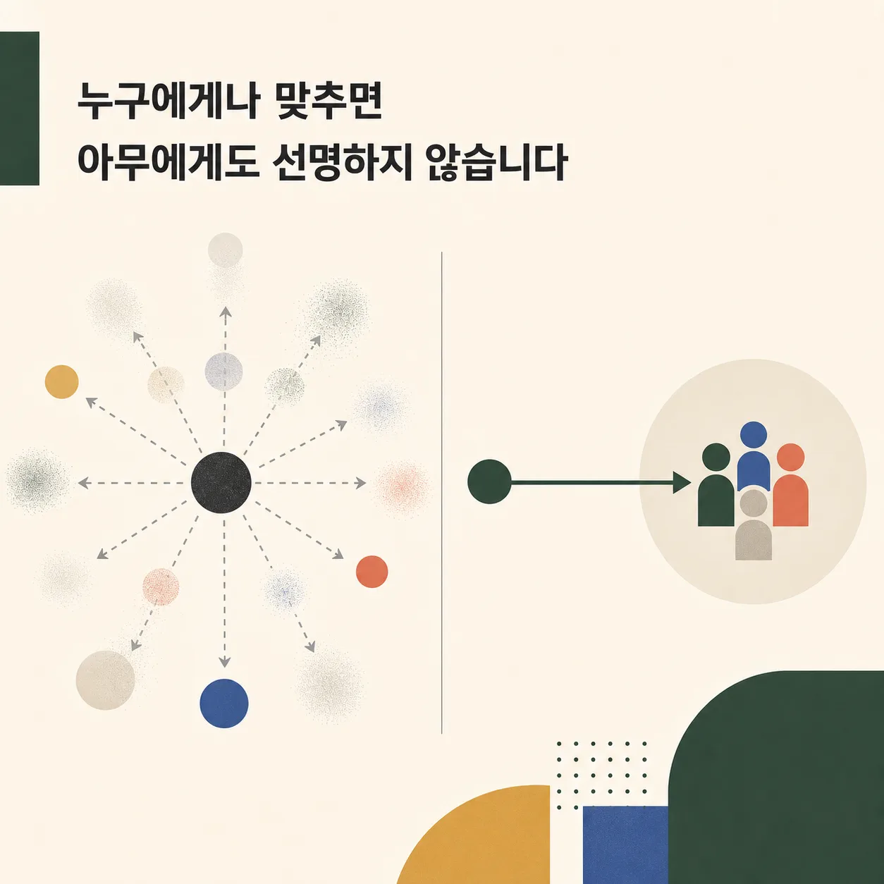 무경계 포지션이 만드는 흐릿한 메시지