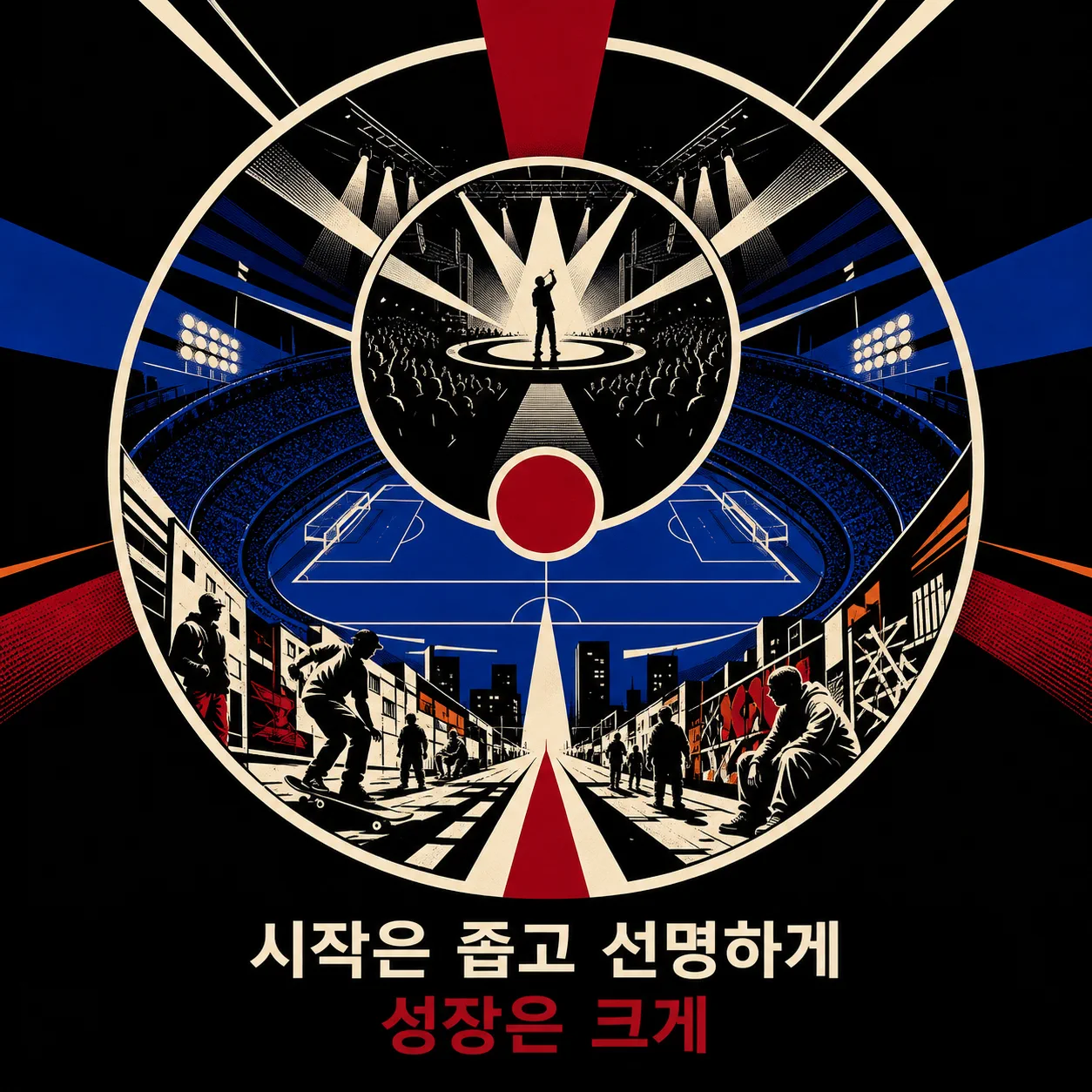 좁은 시작에서 넓은 시장으로