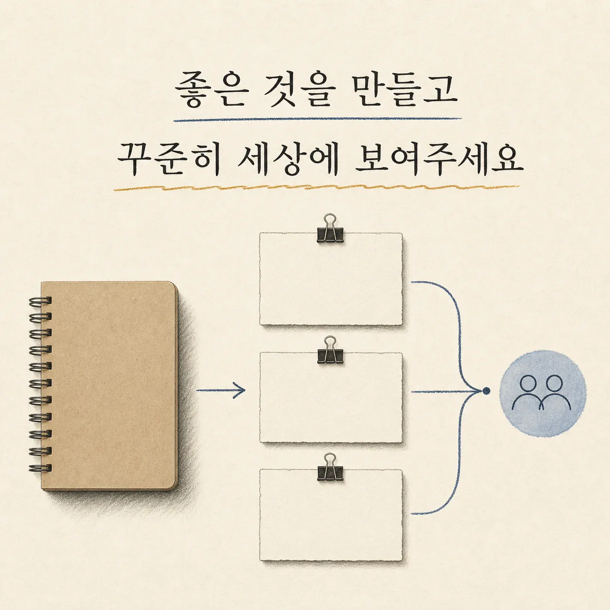 품질을 만들고 꾸준히 보여주는 순서