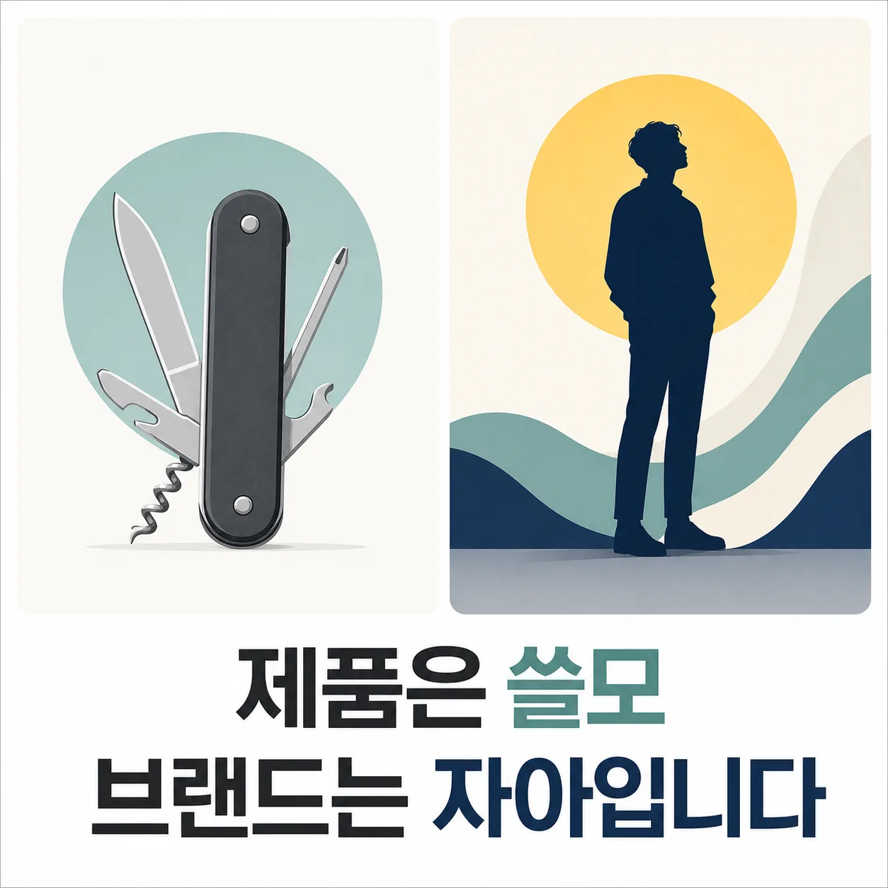 쓸모의 영역과 자아의 영역