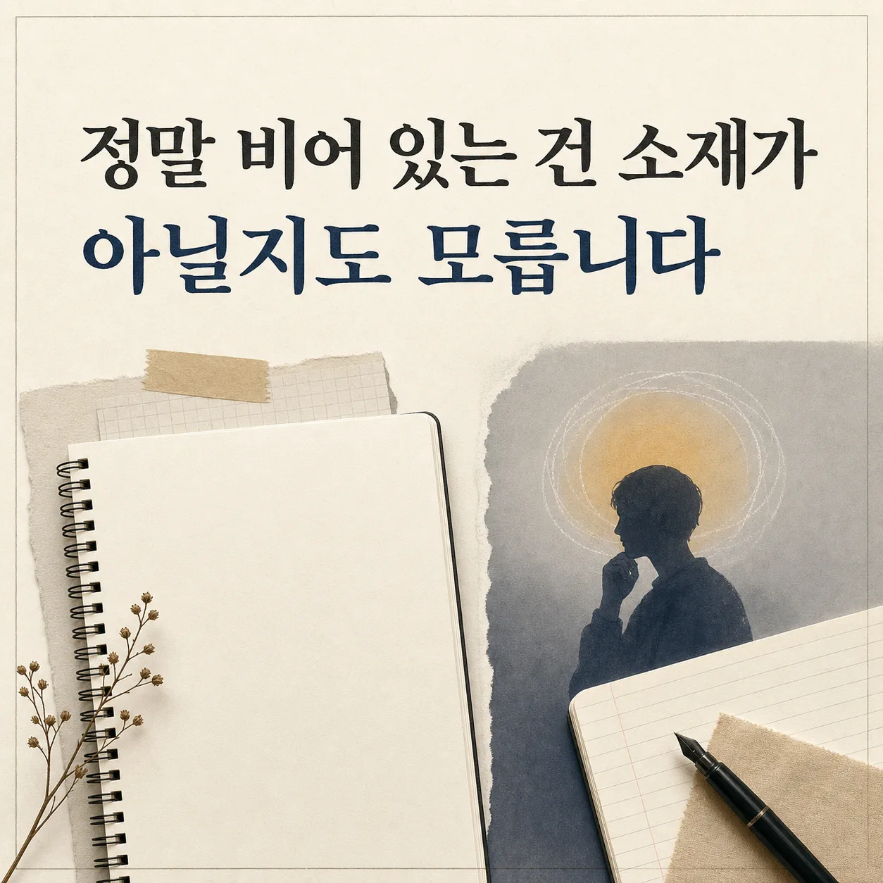 비어 있는 것은 소재가 아니라 받아 적은 질문