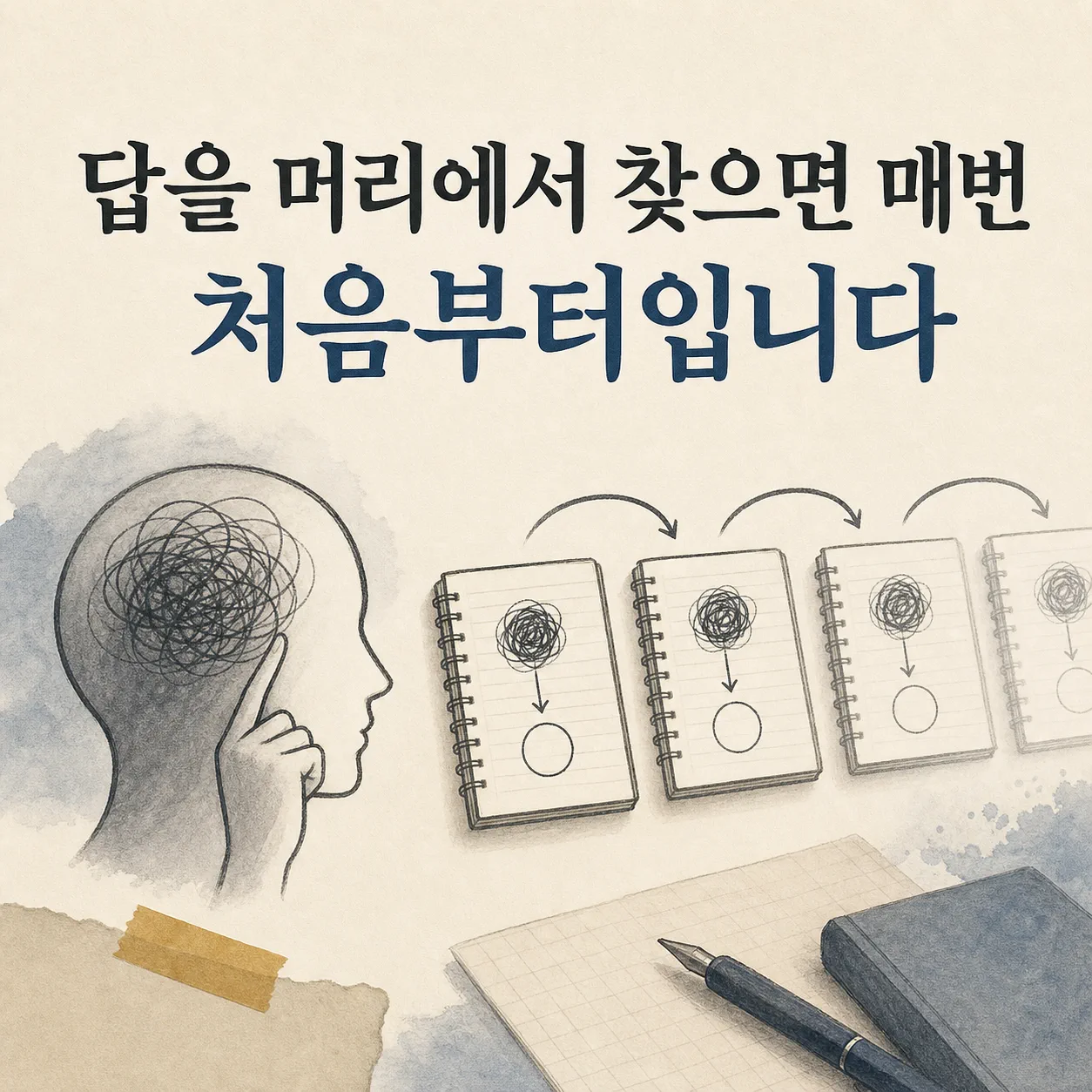 짜내는 방식과 주워 담는 방식의 차이