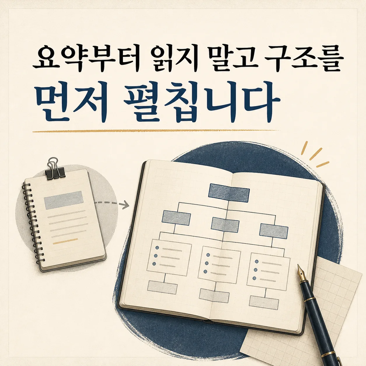 요약보다 구조를 먼저 펼치는 순서