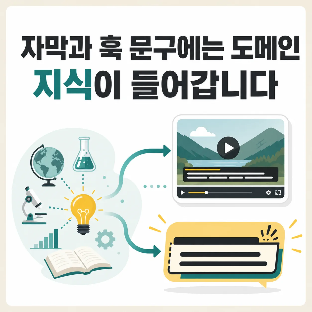 맥락 단위로 끊은 숏폼 자막과 훅 문구