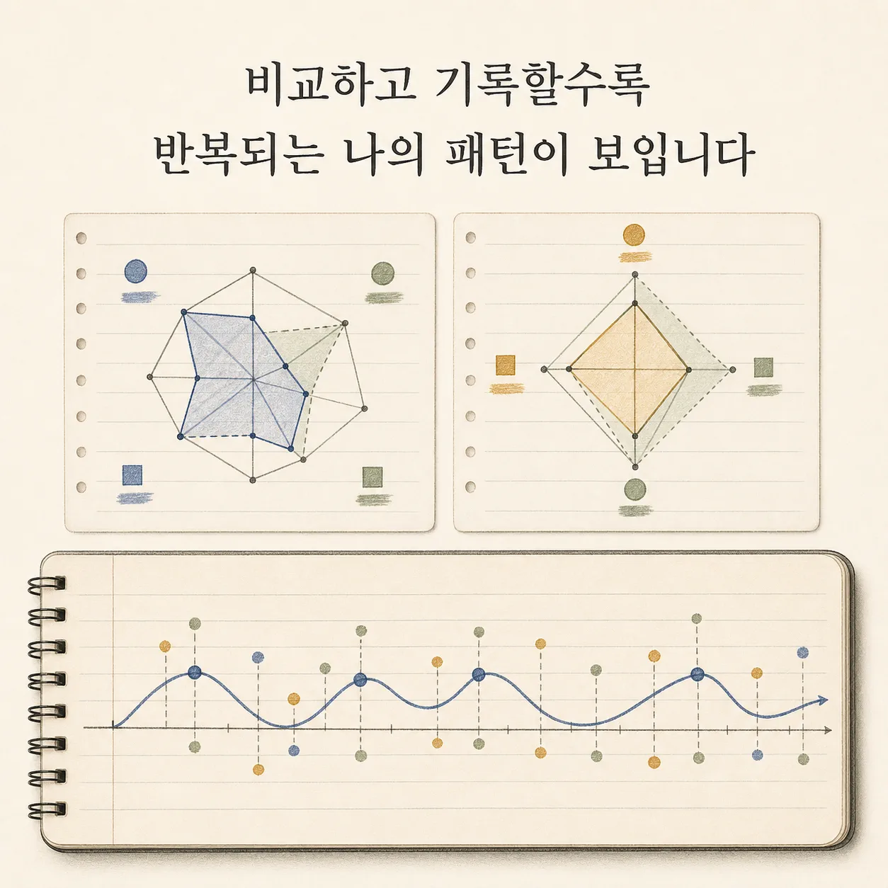 비교와 기록으로 드러나는 나의 패턴