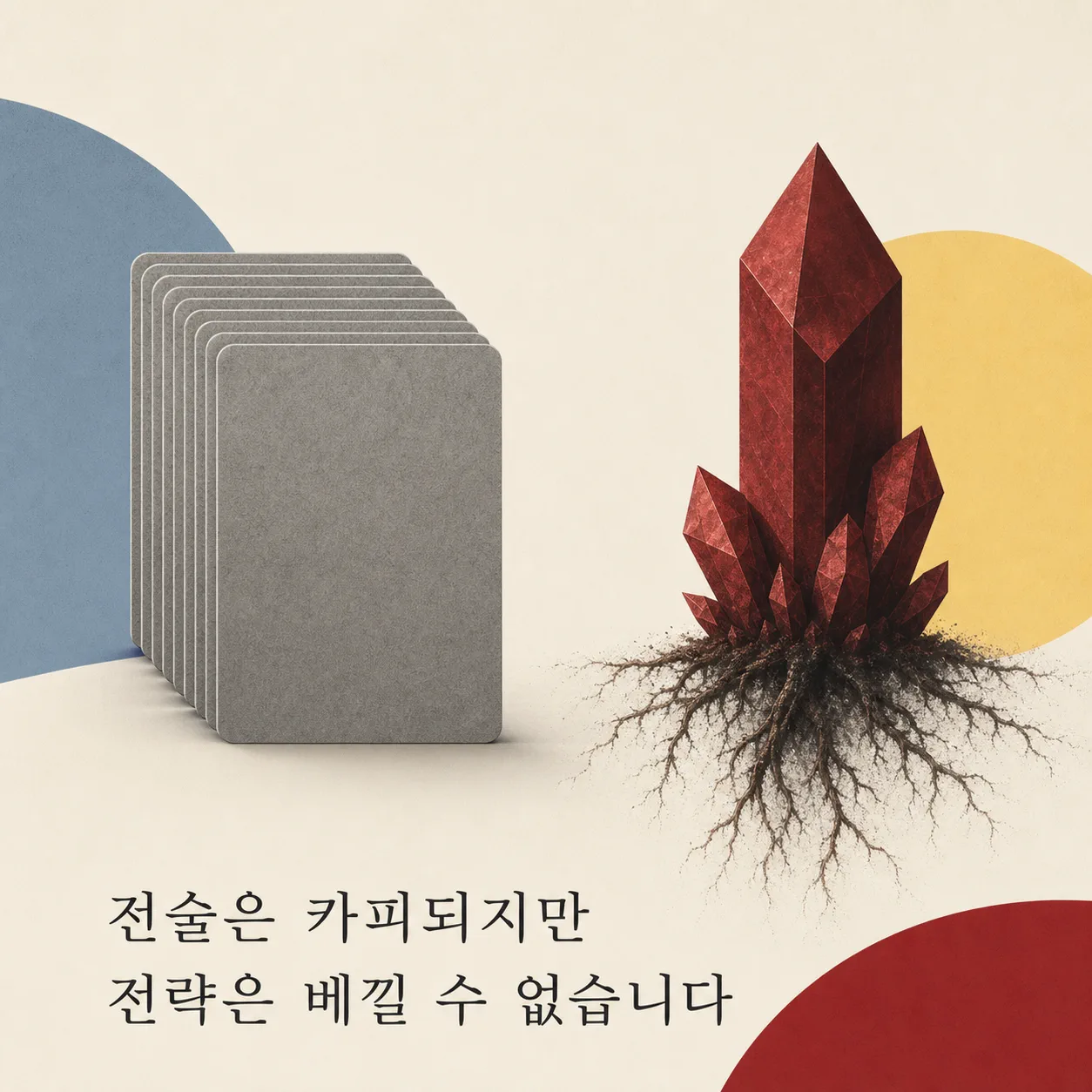 전술은 카피되고 전략은 남는 구조