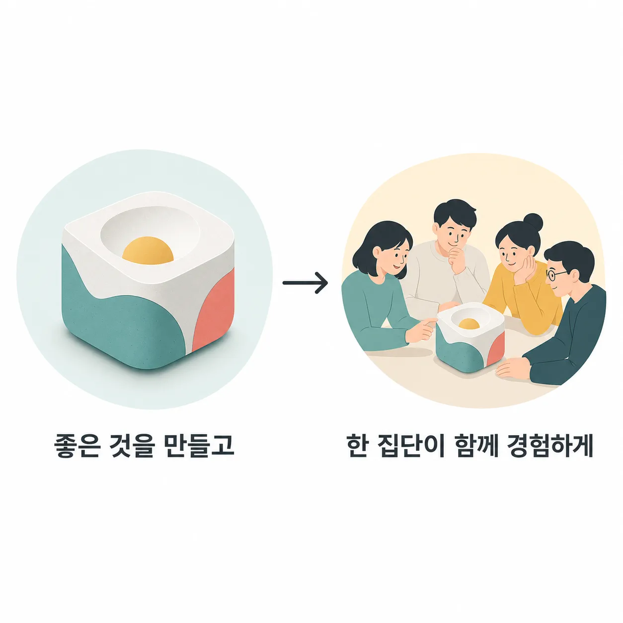 좋은 것과 함께 경험하는 2단계